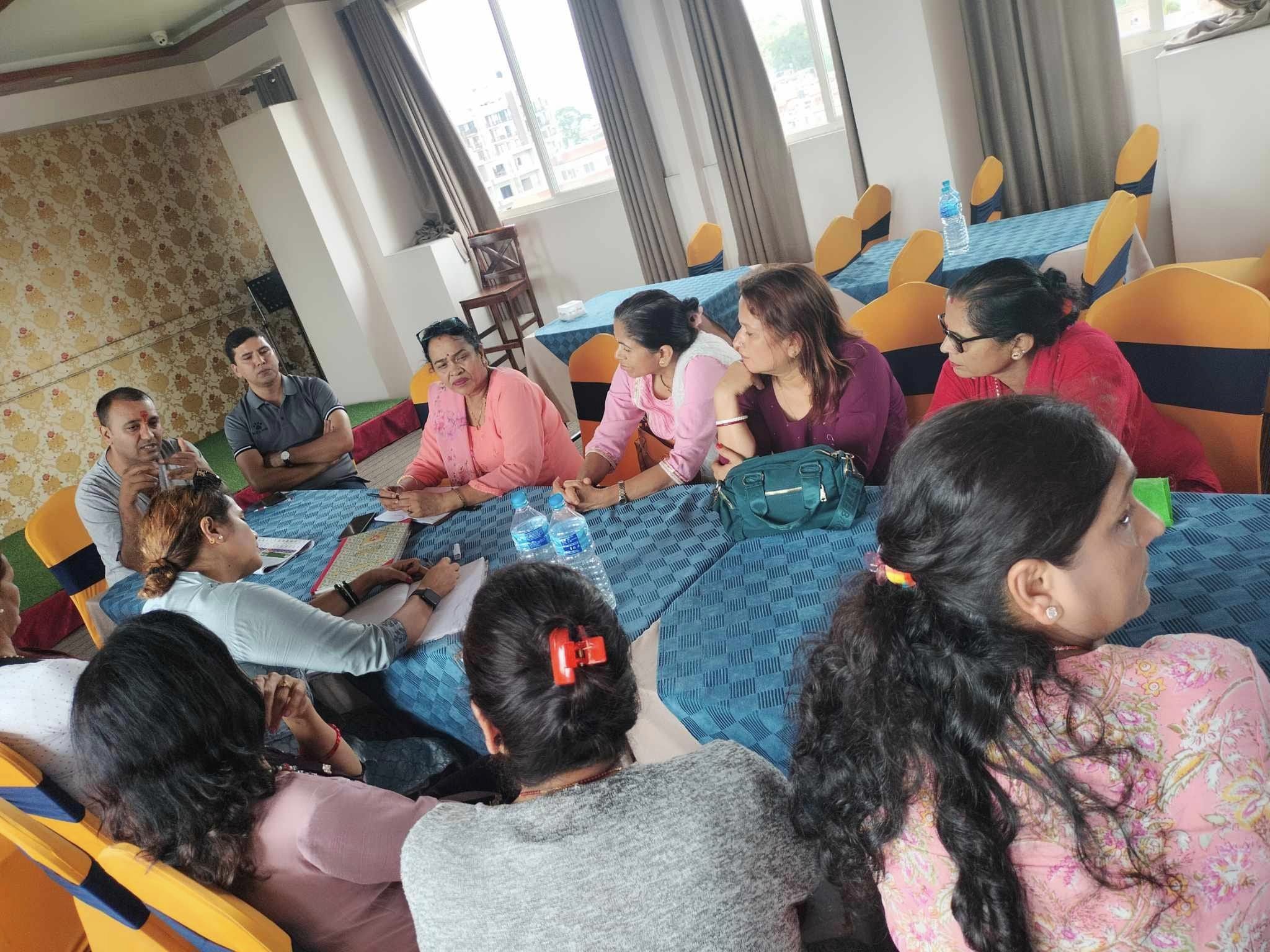 महिला बिभागकाे पहिलाे बैठक